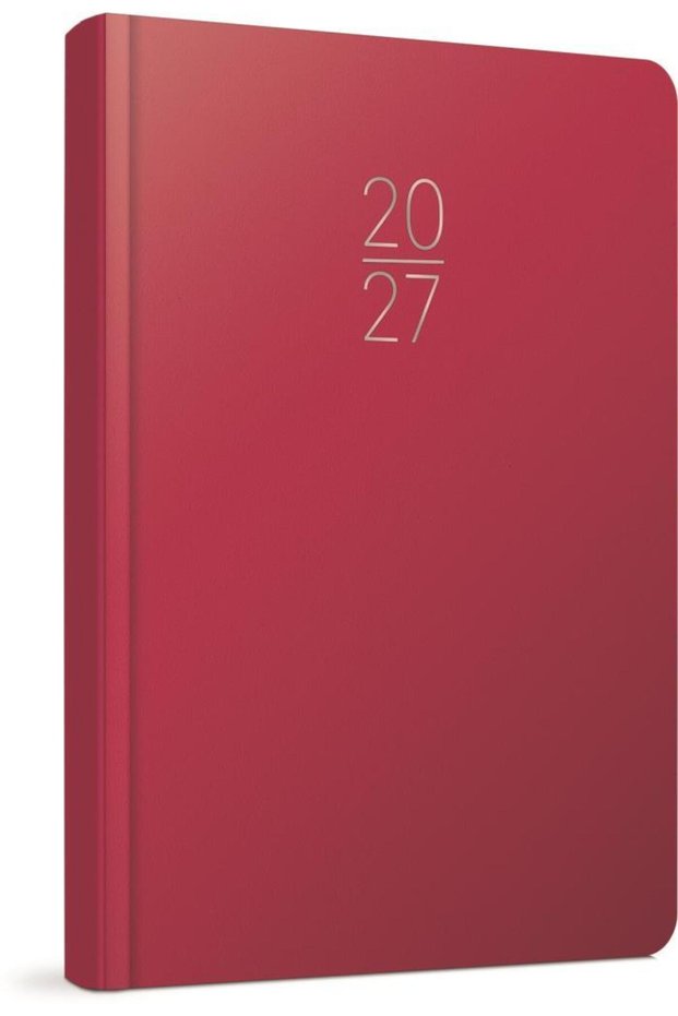 2027 Hard Cover Daily Agenda 17X24 106-Eck Red
