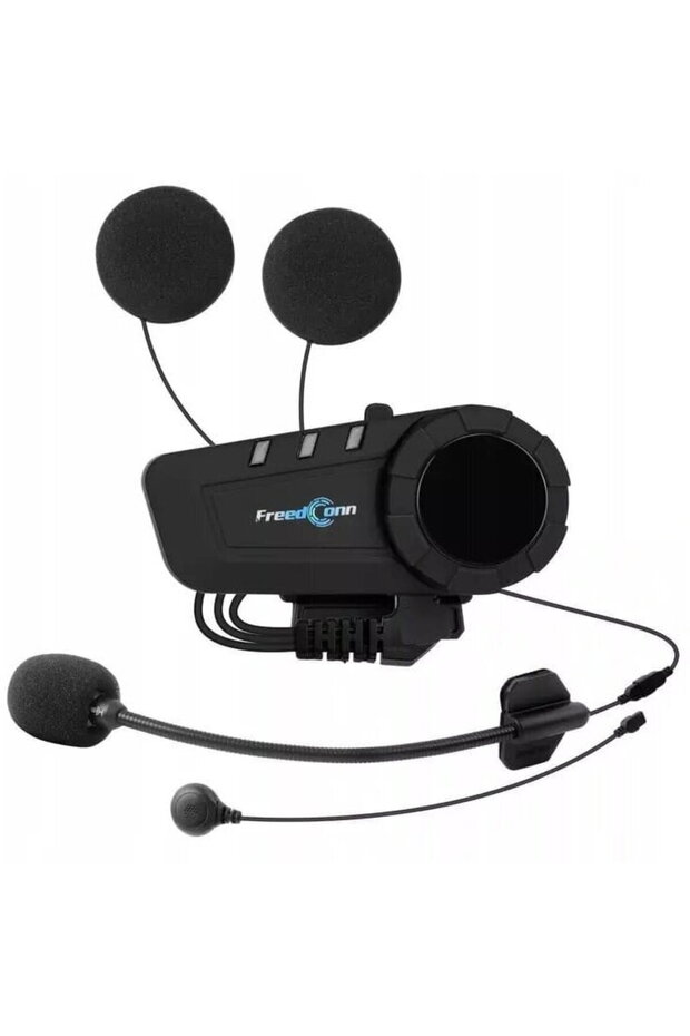 KY-Pro Single Motorcycle Intercom Communication System, Bluetooth, Black