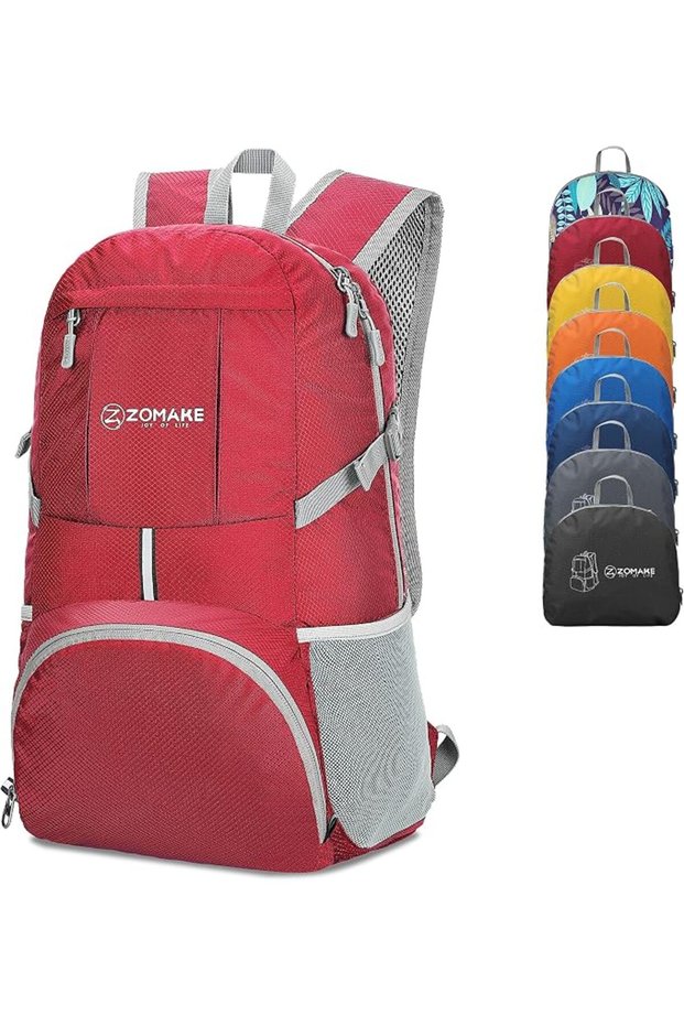 Hiking Daypack, 35L Foldable Backpack - Packable Backpack Lightweight Travel Backpack Hiking