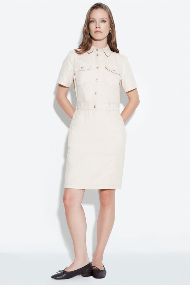 Pocket Detailed Shirt Dress