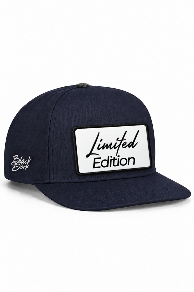 Limited Edition Logo Navy Blue Hip Hop Cap
