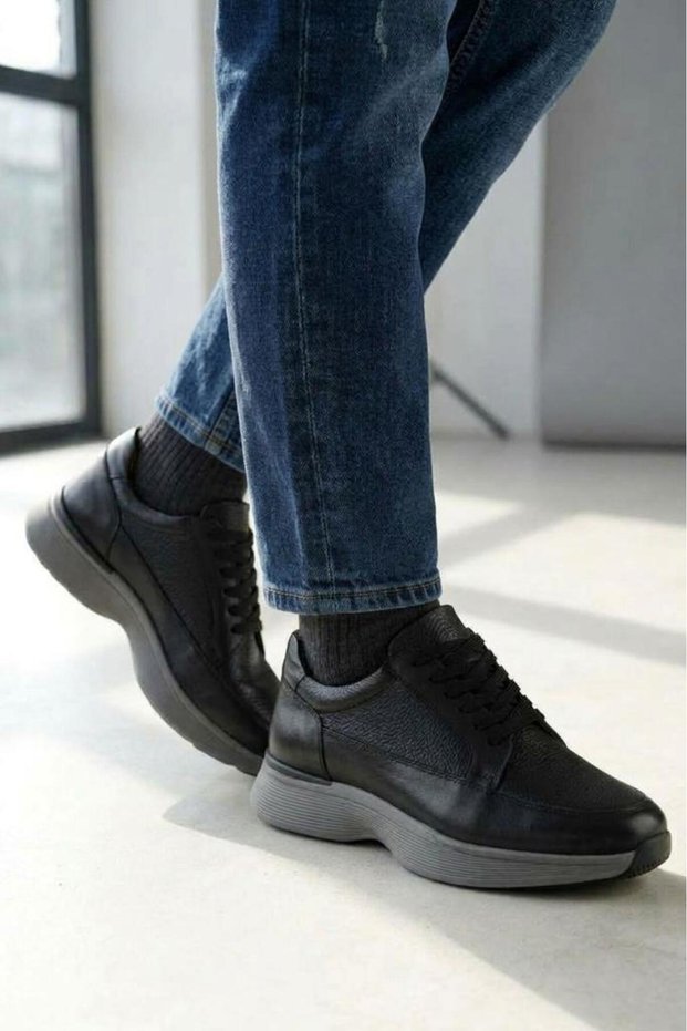 Ps-5863 Men's Genuine Leather Casual Shoes