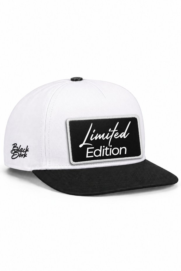 Limited Edition Logo Black-White Hip Hop Hat