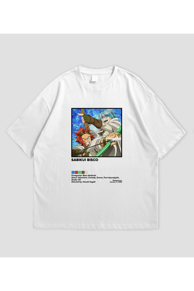 Sabikui Bisco Anime Printed Oversized Unisex T-Shirt