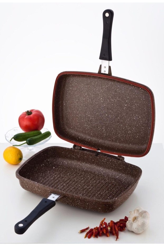 34 Cm Meat and Fish Pan Brown