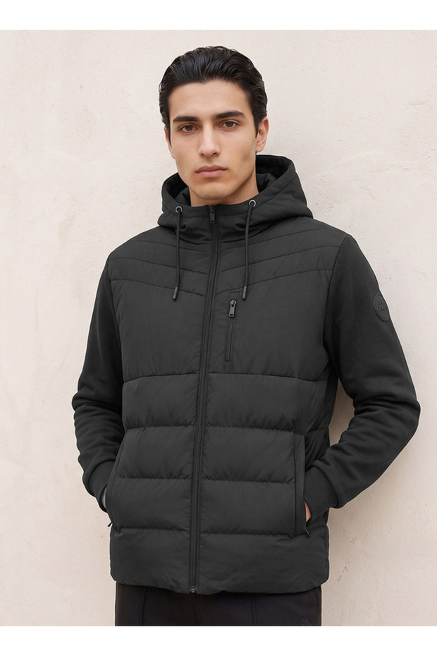 Puffer Jacket with Hood
