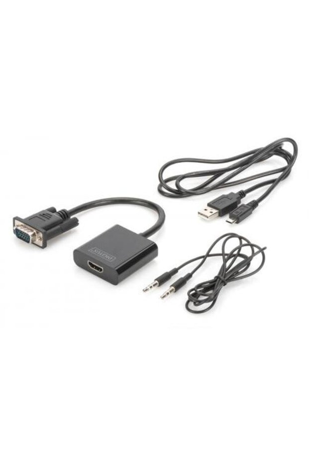 Adaptor CC-DB9ML-01, VGA - HDMI, Negru