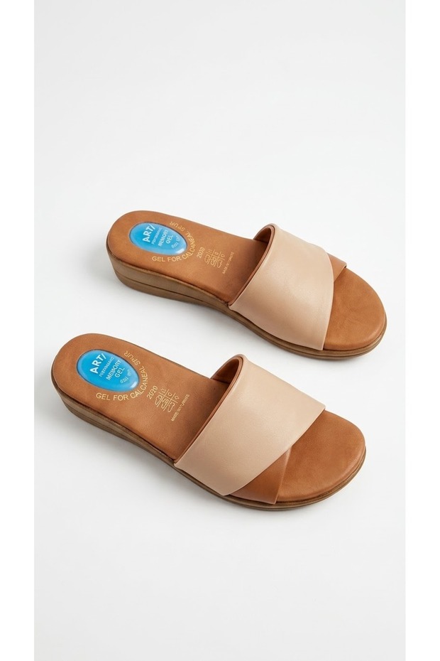 Artı&Jel-5000 Orthopedic Gel Women's Slippers with Heel Spur Function