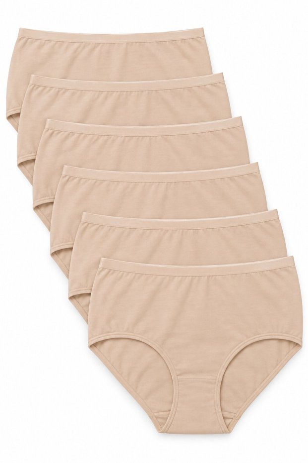 Women's 6-Piece Non-Marking High Waist Bato Panties