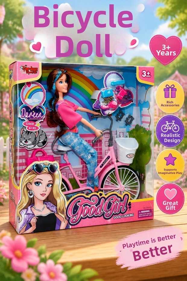 Baby Bicycle Set with Accessories, 29 Cm.