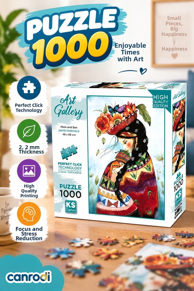 20778 Puzzle 1000 Mom and Son