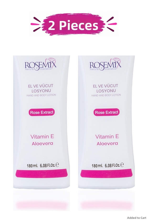 Spt-Gld - Rose Extract Alovera Viin-E Hand and Body Lotion - Set of 2 (185300)