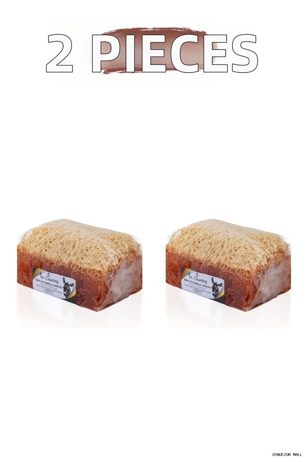 Zngzrmll - Pumpkin Fiber Donkey Milk - Honey Soap 100 Gr - 2 Pieces (154208) Set Product