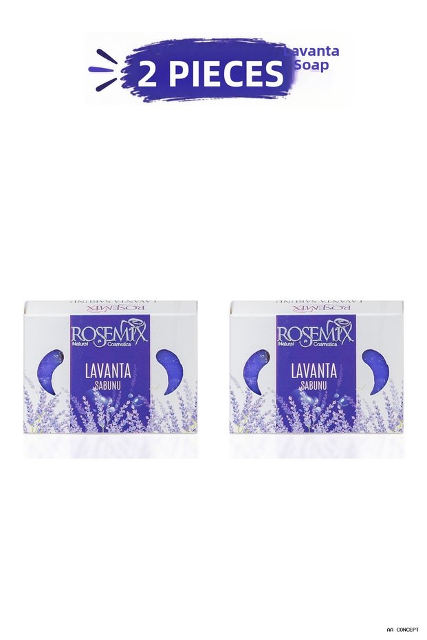 Concepta - Lavender Soap Boxed 90 Gr - Set of 2 Pieces (160337)