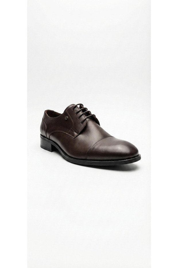 Fosco brown genuine leather men's shoes 020.3002.42