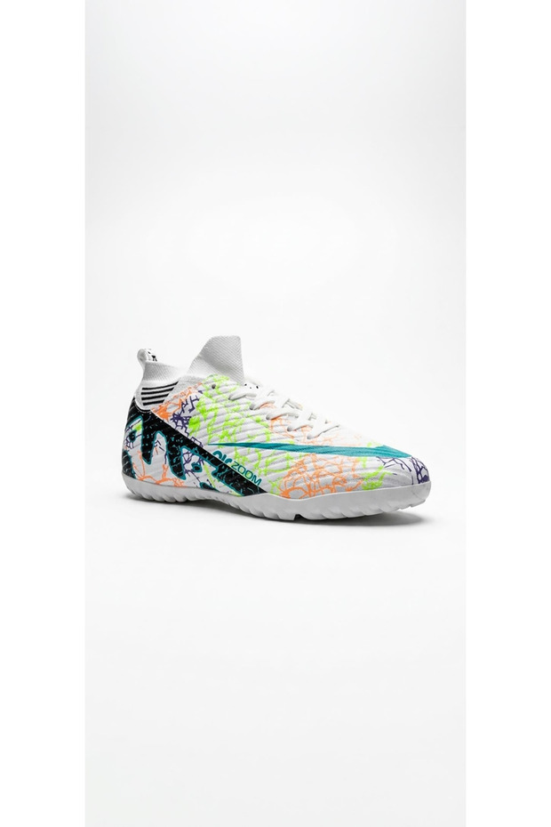 White-Black Astroturf Sports Shoes 388.600