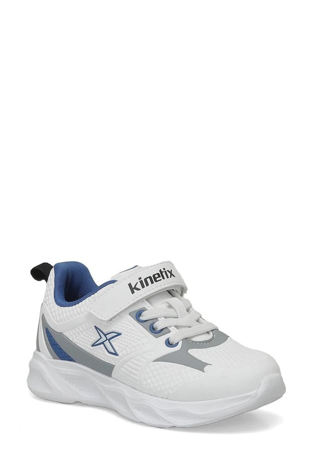 Lister Pu J White-Cobalt Blue-A.Gray Boy's Sports Shoes