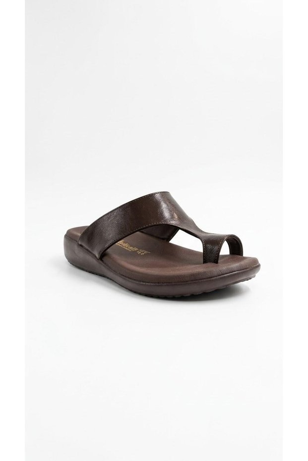 Brown women's daily slipper 562.z.080