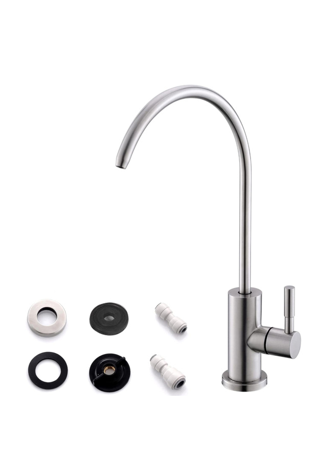 Drinking Water Faucet for Kitchen Sink, Water Filter Faucet Stainless Steel for Reverse Osmosis or W
