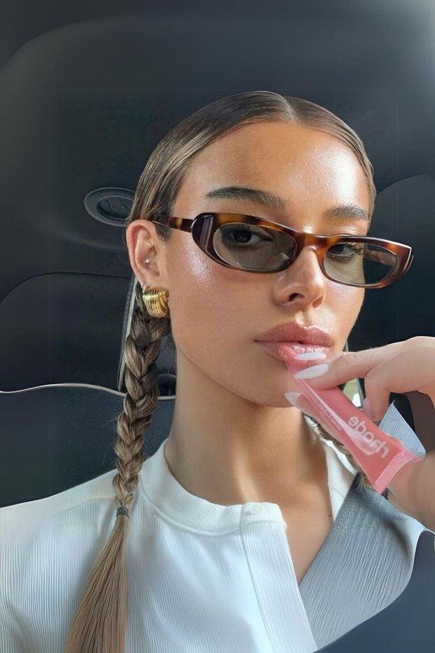 Premium Laurent Slim Design Thin Sunglasses Popular