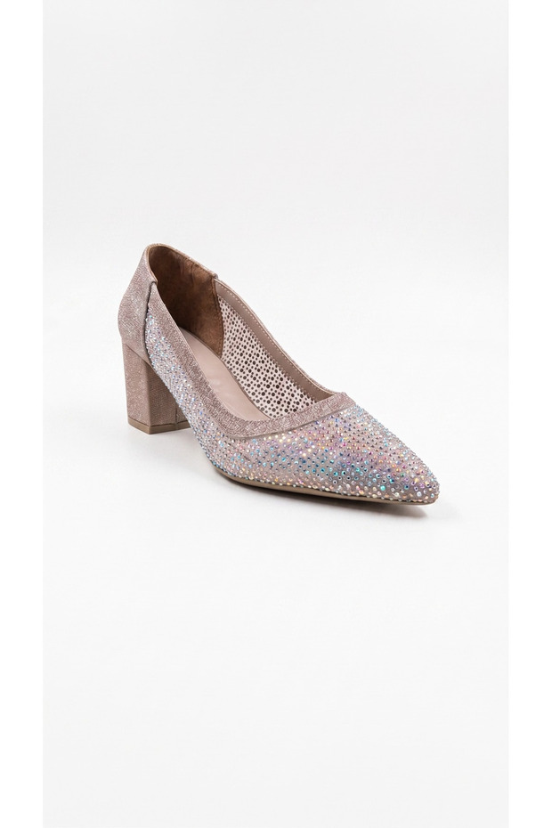 Silver Women's Heeled Shoes 659.4032-1