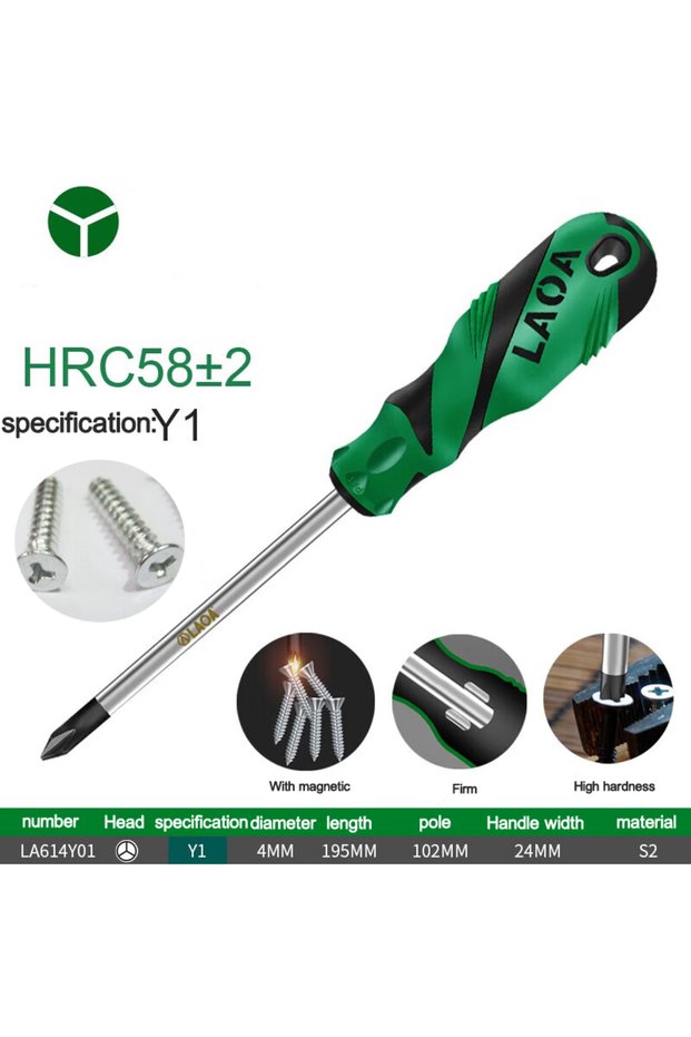Y1 LA614Y01 LAOA Special-shaped Screwdriver Y-shaped U-shaped H Triangle Magnetic Screwdriver Socket