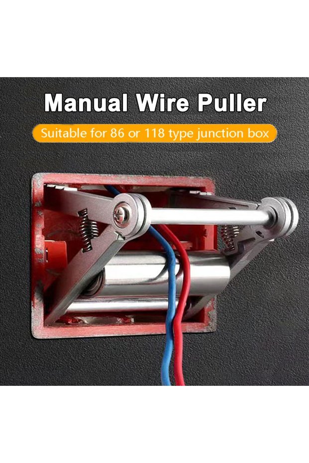 86 and 118 Bottom Boxes Universal Wire Threading Aid Tool Electrician Pulley Cable Puller Fast Wire