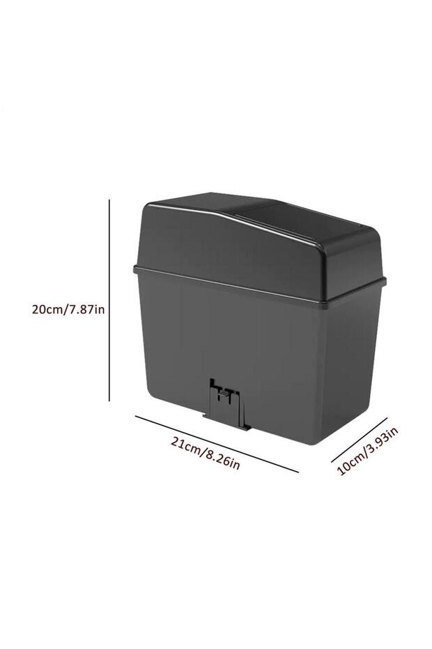 Black Push-type Car Garbage Can Umbrella Storage Bucket Waterproof Trash Can Garbage Box Garbage Con