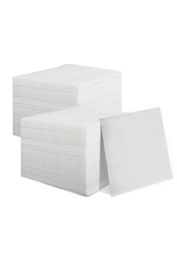 50pcs White JINYUDOME 25/50/100PCS Linen Feel Cocktail Napkins,Disposable Paper 7.87x7.87in,Folded S