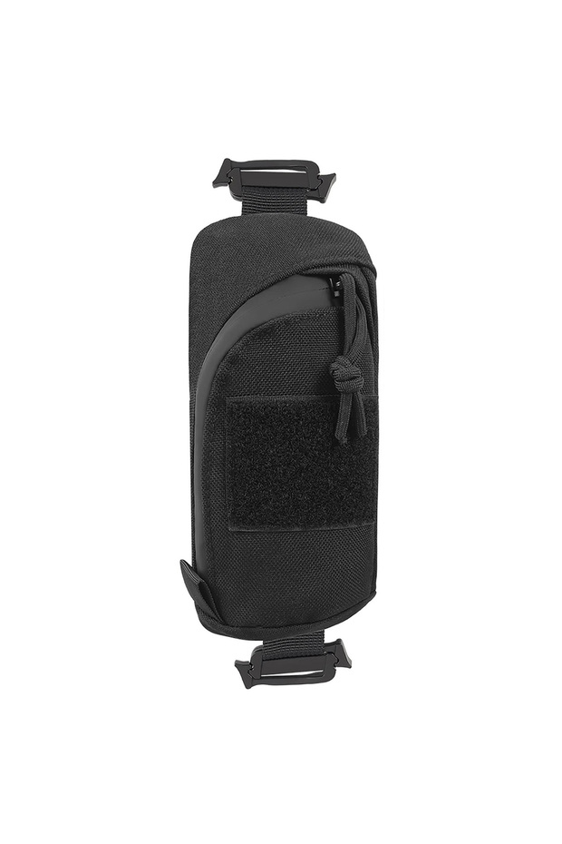 black color Backpack Shoulder Strap Accessory Pouch, Tactical Molle Bag Multifunctional EDC Tool Po