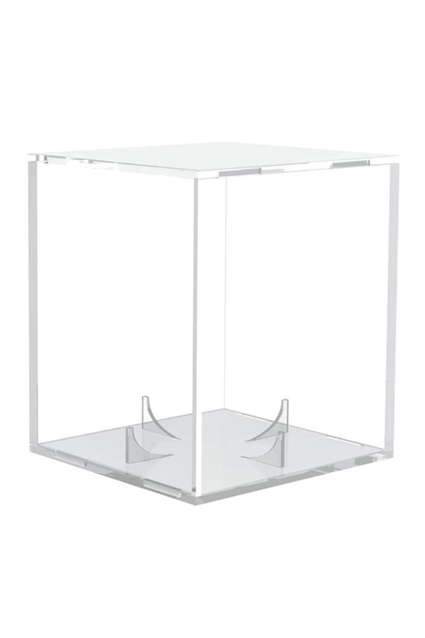 1pc 1pc Baseball Acrylic Box Acrylic 80*80*80 Transparent Baseball Storage Collecting Box