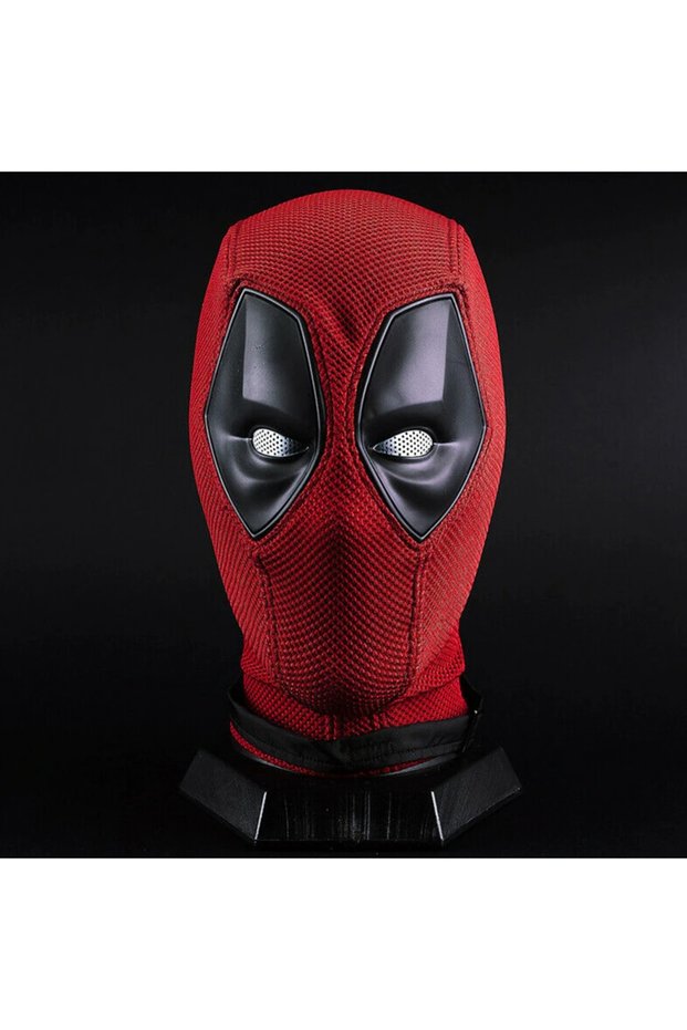 Red Deadpool Mask Cosplay Costume Prop Full Head Helmet Eyewear for Carnival Masquerade Stage Perfor
