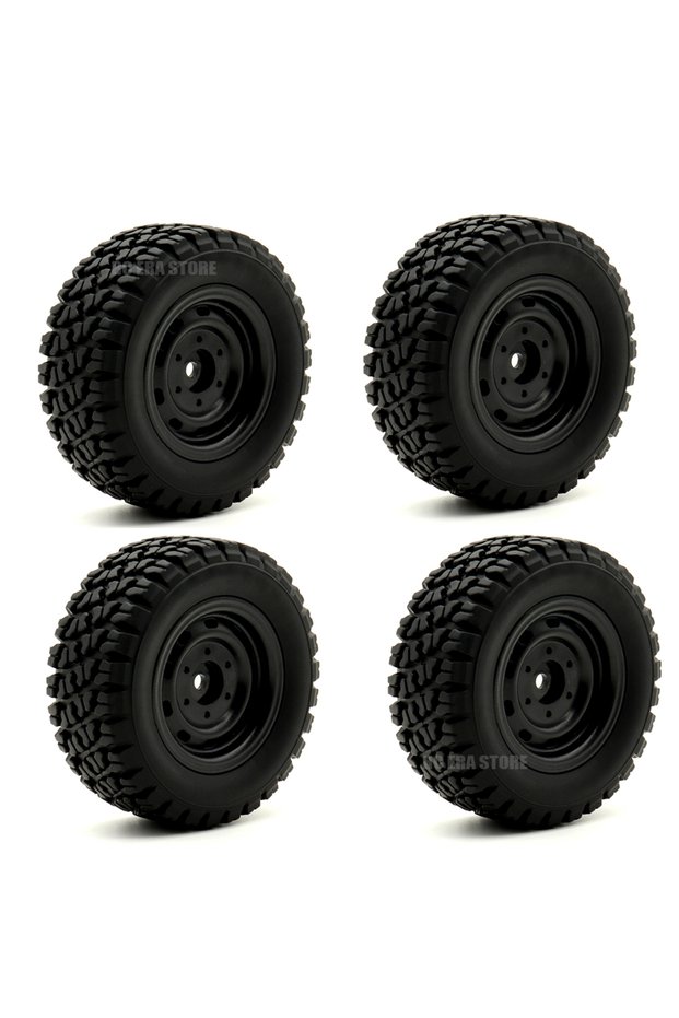4PCS tires Hex 12mm Rubber RC Tires 6035 for SCY 16101, 16102, 16103, 16106, JJRC Q130 Off-Road RC C