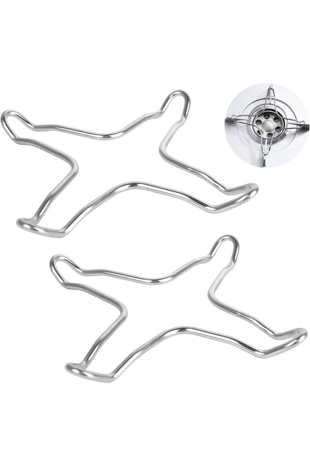 2pcs 2/4pcs Gas Cooker Support Rack Stainless Steel Holder Camping Iron Stove Ring Heat Diffuser Sma
