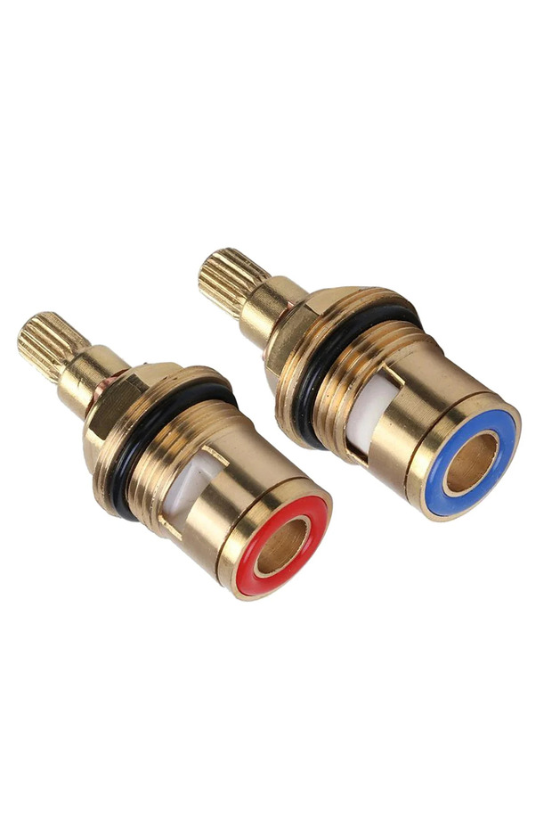 2pcs 1/2pc Universal Replacement Tap Valve Adapter Brass Cartridge for Bathroom Faucet Inner Core Cl