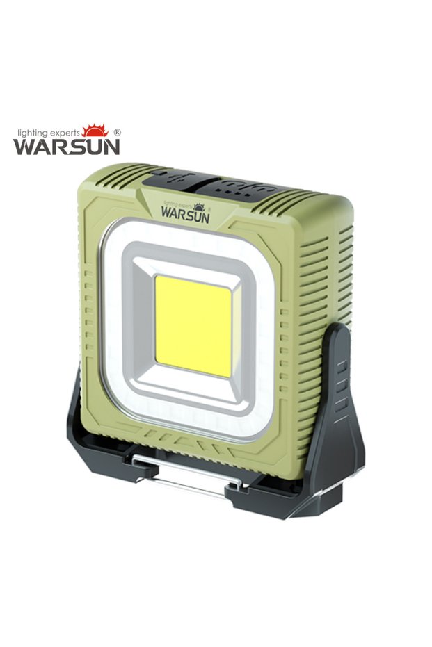 G600 WARSUN G600 1000lm Rechargeable COB LED Work Light, Portable Camping Lantern with Emergency Red