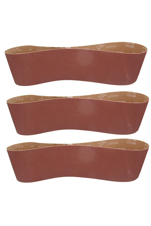 120 Grit 2-Pack of 6"×48" Aluminum Oxide Sanding Belts 1220×150mm Sandpaper (Grit 40/60/80/100/120/1