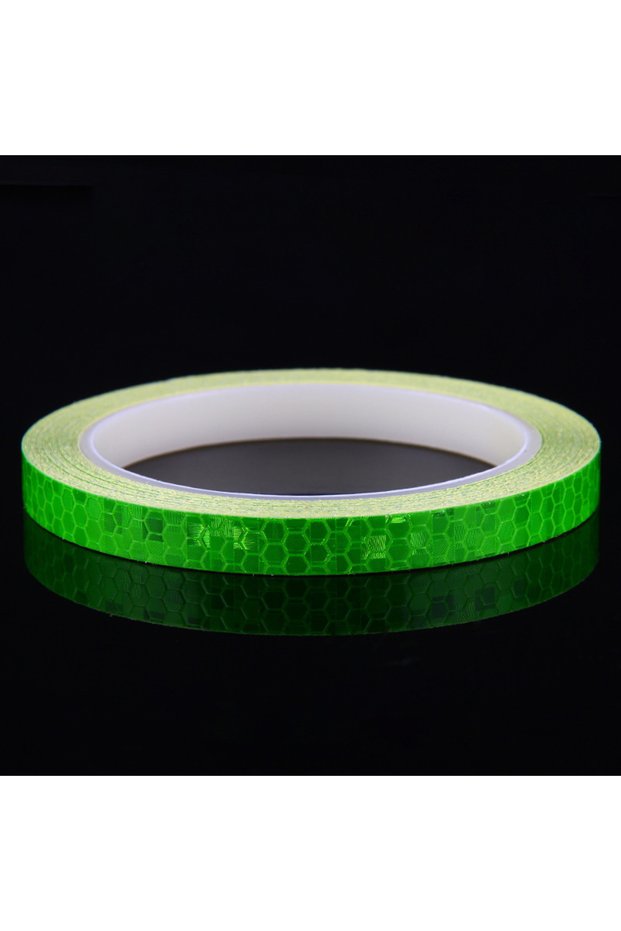 Shiny Green 1cm*8m Reflective Tapes 9 Colors Reflectors Warning Tape Night Safety Sticker White Blue