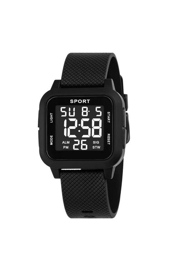 Black Military Digital Watch for Men Waterproof Mens Electronic Shockproof Sports Wristwatches