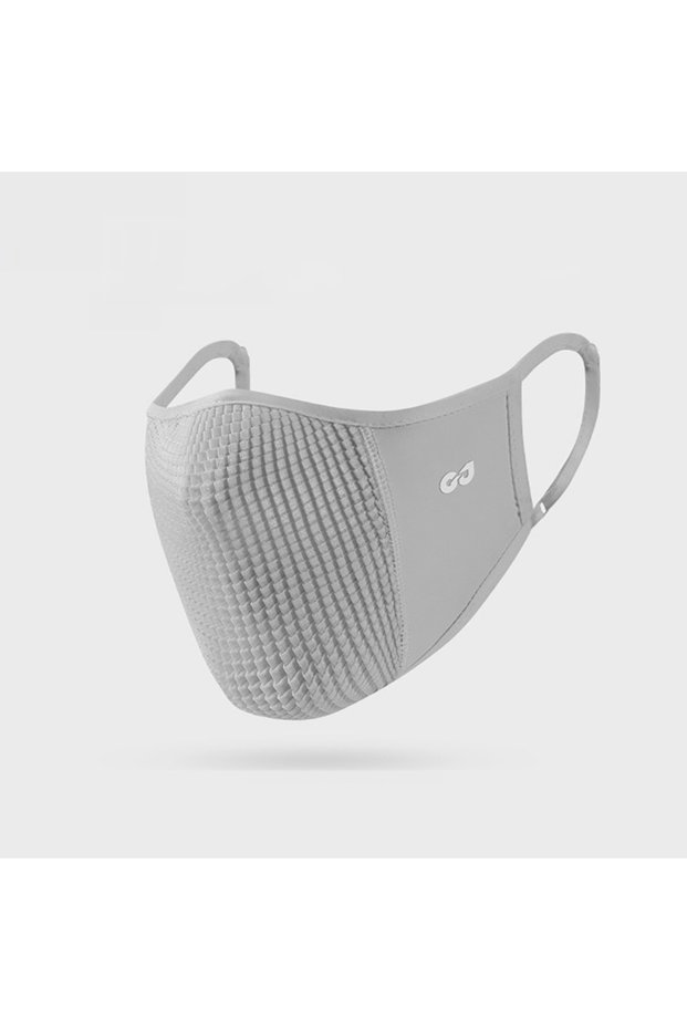 Gray GTUBIKE Summer Ice Silk Fast Dry Mesh Double Breathable Dust And Ash Mask For Men And Women Fou
