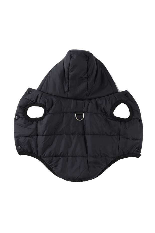 M Black Warm Cats Hoodie Coat For Small Medium Cats Dog Winter Cozy Fleece Puppy Kitten Jacket Cloth