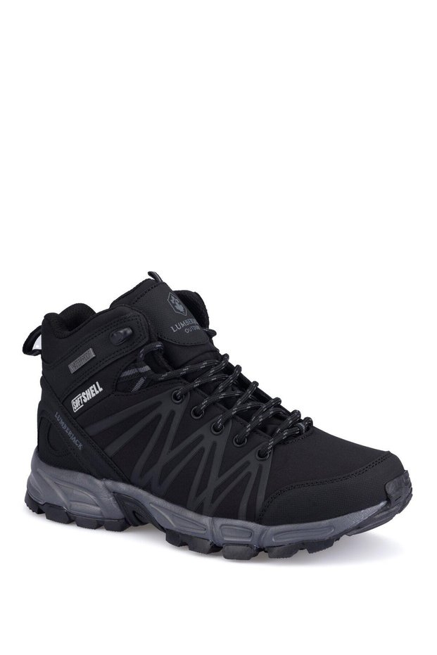 Shell Hi L Wp Black Men's Sports Large Size Boots