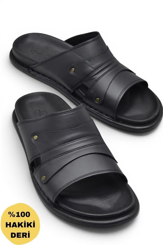 310 Full Orthopedic Daily Genuine Leather Men's Slippers Genuine Leather Daily Men's Slippers