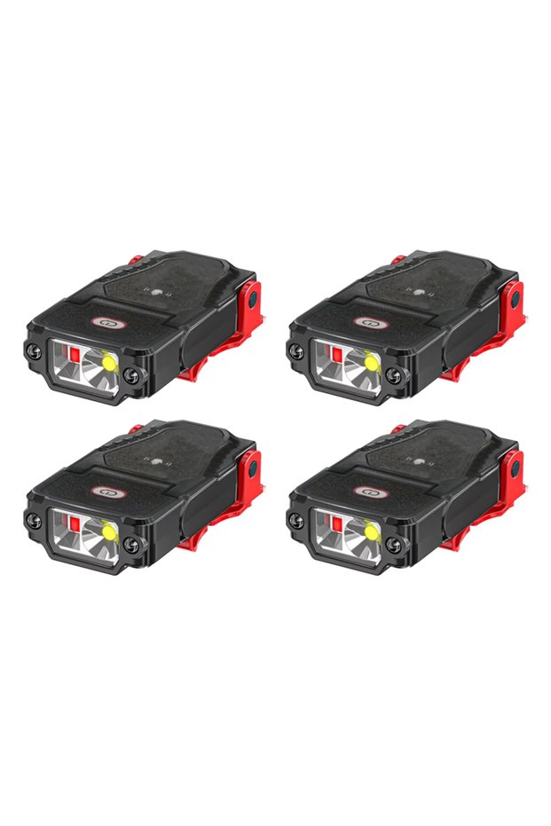 XHK12 4pcs 1-10PCS Mini Sensor LED Headlamp Hat Cap Clip Lights Rechargeable Head Torch Waterproof H