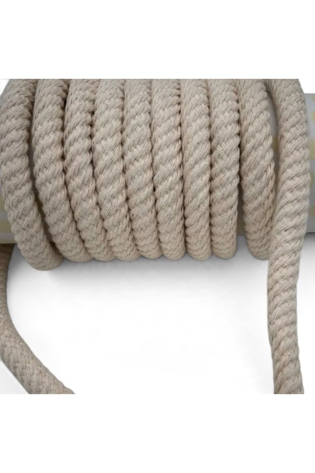 (4 Meters) 10mm Cotton Knitting Rope/Cotton Bag Handle/Hanging Hammock Rope/Door Ornament