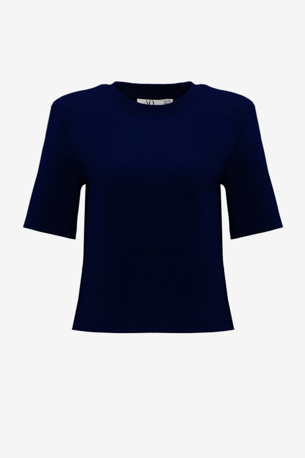 Women's Premium Cotton Short Sleeve Padded T-Shirt