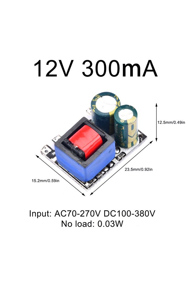 12V 300ma AC-DC 12V 1000mA 12V 450mA 12V 300mA Precision Buck Converter AC 220V to 12V DC Step Down