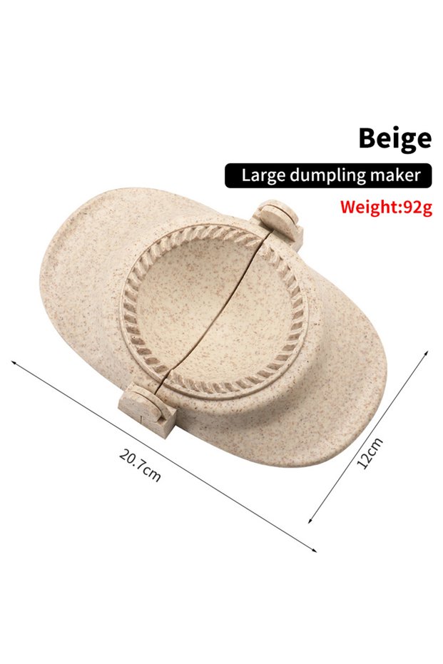 L Beige Dumpling Machine Tools Dumpling Mold Clamp Baking Mold Pastry Kitchen Accessories Wheat Stra