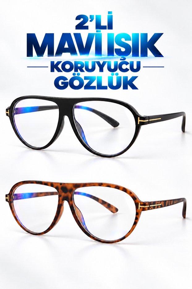 Sarwena Leopard and Black Frame Medium Size Popular Blue Light Protection Blue Block Clear Screen Glasses Lenses Replaceable