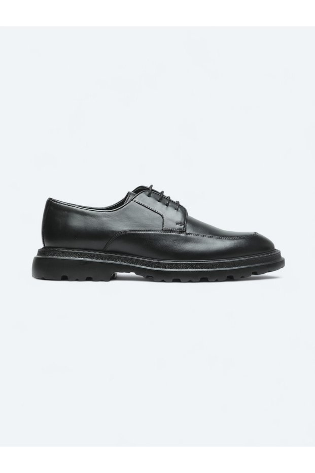 Black Leather Classic Shoes